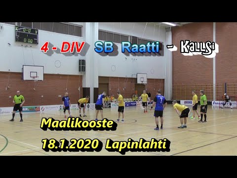 4 DIV SB Raatti - KallSi - Maalikooste - 18.1.2020 Lapinlahti