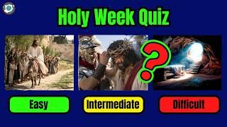 Easter Bible Quiz Challenge (30 Questions – 3 Levels!)