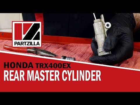 How to Bleed ATV Brakes and Rebuild a Rear Master Cylinder | Partzilla.com