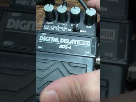 Aria ADS-1 Digital Delay Sampler 1990s MIJ Made in Japan Vintage Guitar Bass Effects Pedal image 7