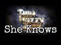 THIN LIZZY - She Knows (Lyric Video)