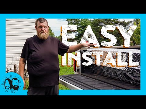 How to install the best truck tool box for a 5th wheel!