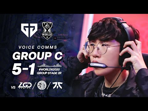 [ENG SUB] Advancing in First | Gen.G Voice Comms - Worlds 2020 Group Stage 2R