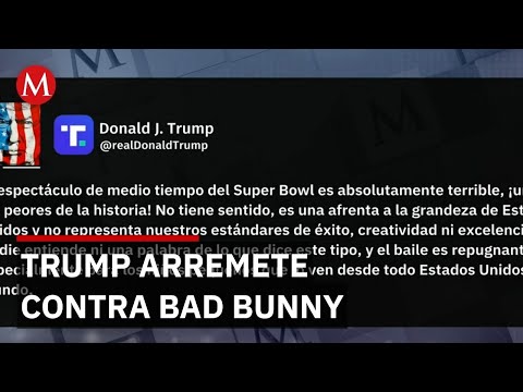 Donald Trump lashes out at Bad Bunny's Super Bowl halftime show