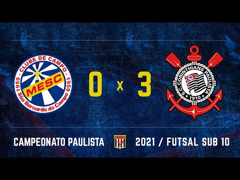 MESC/SBC  0 x 3 Corinthians - Campeonato Paulista FPFS 2021 sub10 - 30/10/2021