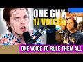 One Guy, 17 Voices Reaction (Billie Eilish, Michael Jackson, Post Malone, Eminem, The Weeknd)