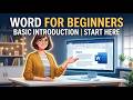 1 MS Word Basic Introduction Microsoft Word For Beginners Basic Knowledge Of MS Word Hindi