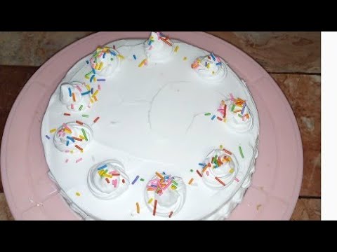 vanilla birthday cake recipe with humaira fazal#latestrecipe #birthdaycake