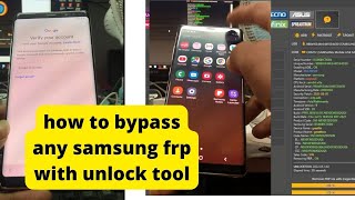 HOW TO BYPASS SAMSUNG GALAXY NOTE 8 FRP 2022 WITH UNLOCK TOOL JUST ONE CLICK #UNLOCK_TOOL_FRP