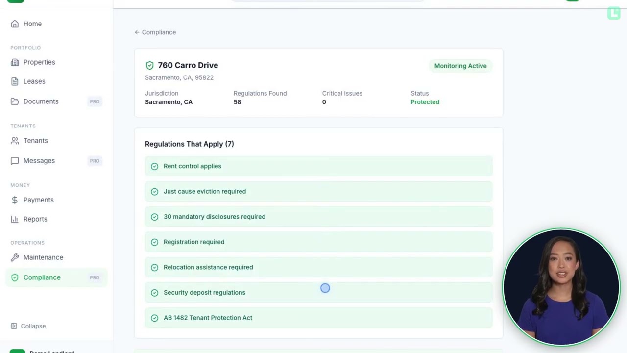 LeaseBase compliance demo