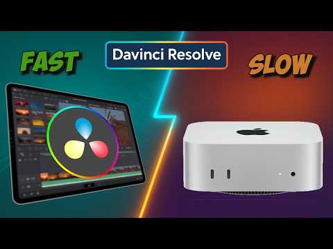 Render Battle: M5 iPad Pro or M4 Mac Mini? (DaVinci Resolve)