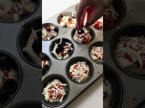 Pizza cups are a perfect game day appetizer!