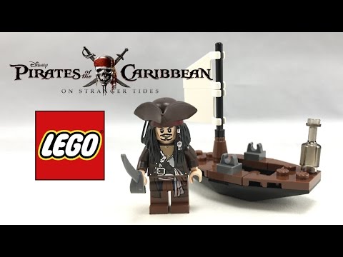 Rare LEGO Pirates of the Caribbean Jack Sparrow's Boat review! 30131!