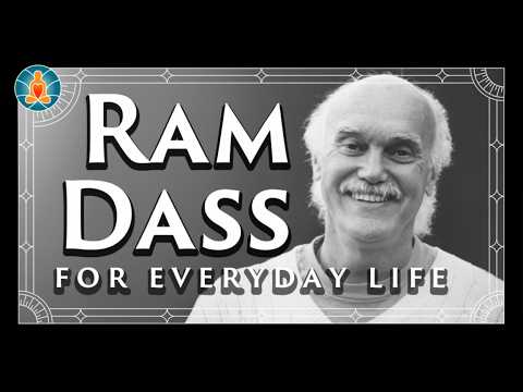 Ram Dass - Spiritual Awakening In Everyday Life | [Black Screen / No Music / Full Lecture]