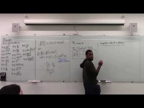 Math 1203-R03 Lecture 12 - The Product and Quotient Rules