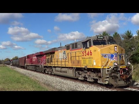 NS Oil Train Zipping Through The Countryside!