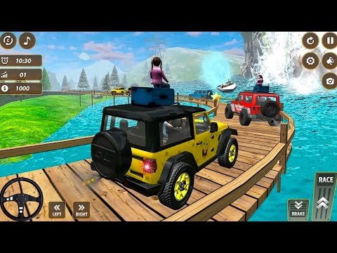 Offroad Jeep Driving Simulator - SUV 4x4 Cargo Driving 3D - Car Game Android Gameplay