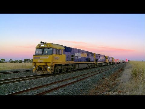 Pacific National Container Train: MP5 - PoathTV Australian Trains & Railways 2017