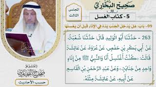 [263] حديث: كنت أغتسل أنا والنبي من إناء واحد من جنابة [كتاب الغسل] - عثمان الخميس