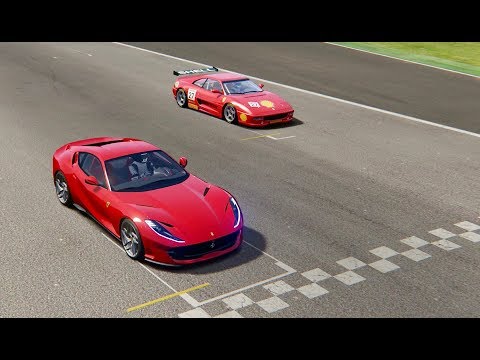 Ferrari 812 Superfast vs Ferrari 355 Challenge - Imola