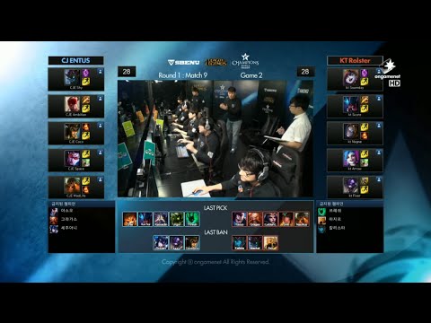 KT vs CJ Game 2 Highlights (Champions Korea Summer 2015)