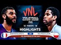 France vs Poland | VNL 2021 | Highlights | Earvin Ngapeth vs Wilfredo Leon