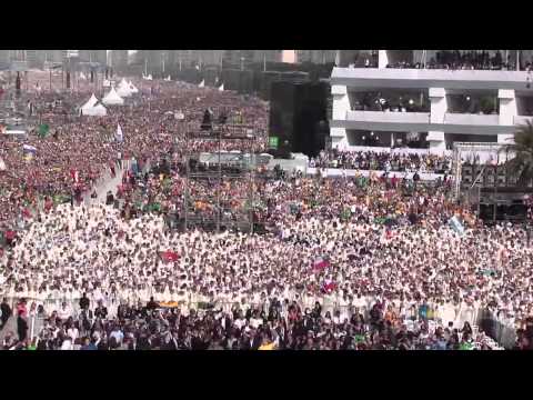 O maior flash mob do mundo - JMJ Rio 2013