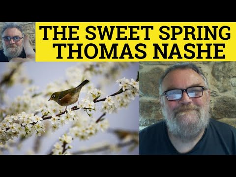 🔵 Spring The Sweet Spring Poem by Thomas Nashe Summary Analysis Spring The Sweet Spring Thomas Nashe