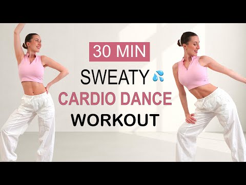 30 MIN INTENSE CARDIO DANCE HIIT Workout | All Standing | All Levels | Full Body Fat Burn, Super Fun