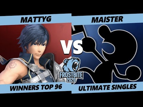 Frostbite 2020 SSBU Winners Top 96 - djb | MattyG (Chrom, Wolf) Vs. SSG | Maister (Mr. G&W) Singles