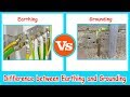 Earthing Systems vs Electrical Grounding  - Difference between Earthing and Grounding