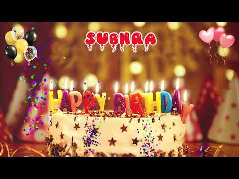 SUBHRA Birthday Song – Happy Birthday to You