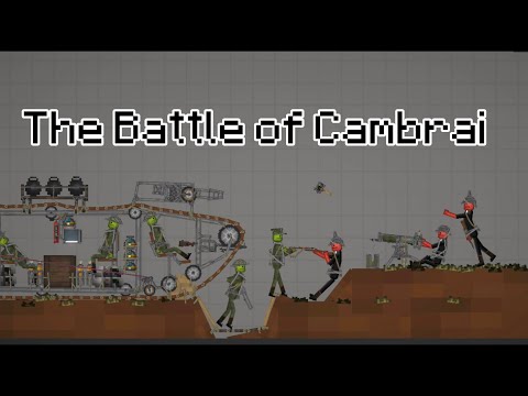 The Battle of Cambrai in Melon Playground || Trench Warfare (WW1)