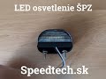 LED osvetlenie ŠPZ 12/24V - 6x LED / ECE R4 (74x50x41mm) - Video Youtube
