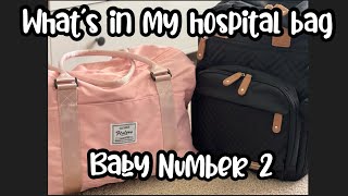 What’s in my Hospital bag for Baby #2