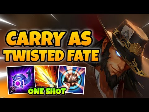 TWISTED FATE WILD RIFT LEGENDARY ONE SHOT BUILD FULL AP