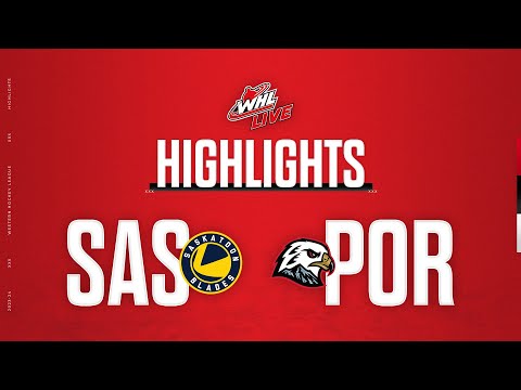 Saskatoon Blades at Portland Winterhawks 11/25 | WHL Highlights 2023-24