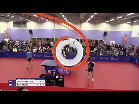 Finale eredivisie heren 2018: Kalinikos Kreanga - Barry Wijers