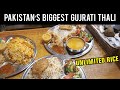 Pakistan S Biggest Gujrati Thali 52 Thali Restaurant Pakistani Food