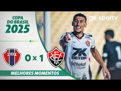 MARANHÃO 0 X 1 VITÓRIA | MELHORES MOMENTOS | COPA DO BRASIL 2025 | ge.globo