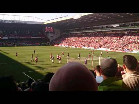 Howard's Save, and the final whistle, Sheffield United 2 - 0 Charlton Athletic