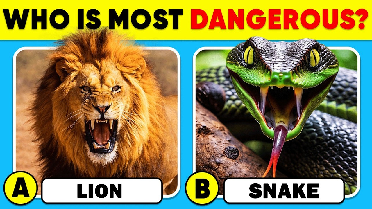 🧠 How Good Is Your Knowledge of ANIMALS? 🦁🐘✅ 50 Animals Knowledge Trivia Quiz