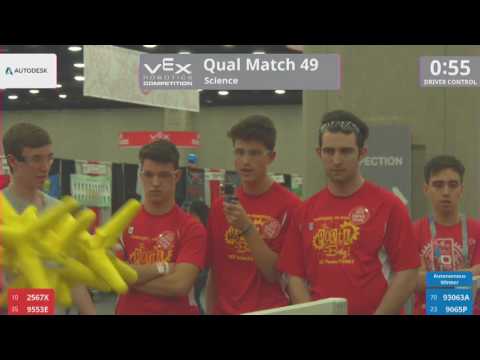 2017 VRC Sci Q49 - 2567X 9553E vs 93063A 9065P - 40 to 15