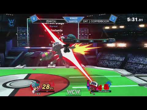 WCW 77 - Zenyou (Cloud, Mario) Vs. DaT | Copperboom (Inkling) - Winners Quarters