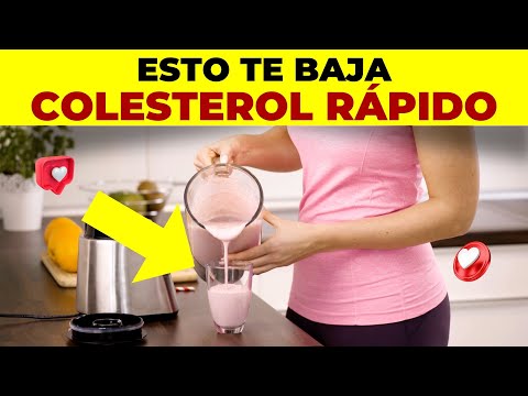 🔴✅ JUGO PARA BAJAR EL COLESTEROL Y TRIGLICERIDOS RAPIDO | jugo para bajar el colesterol malo!