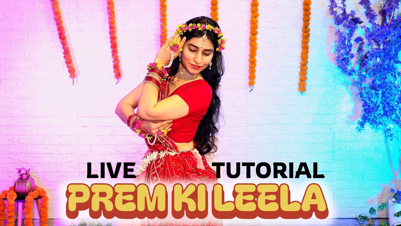 Prem Ki Leela ✨️ LIVE dance class by Vartika Saini 😇| Easy Dance on Prem ki leela | Krishnavtaram