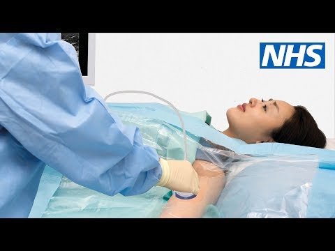 Having a PICC line insertion