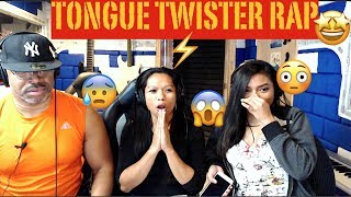 Amazing Tongue Twister Rap (I bet you can&#39;t say this!!!!) Producer Reaction
