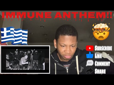 AMERICAN REACTS TO GREEK DRILL Immune - Anthem (Official Music Video)