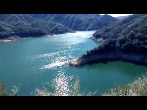 Scenic drive on a mountain road State Route SR 39 in Azusa California